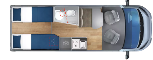 Indeling Giotti Line Giotti Van 64G